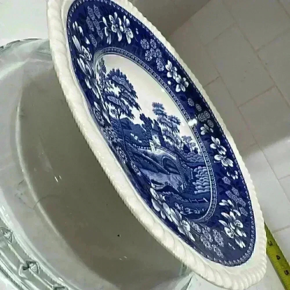 Copeland Spode Blue Tower Old Mark Fruit / Dessert Bowl(s) - Picture 3 of 10